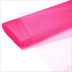 SüSLeme Tülü Kristal Tül, 3 mt en x 1 mt uzunluk - Fuşya