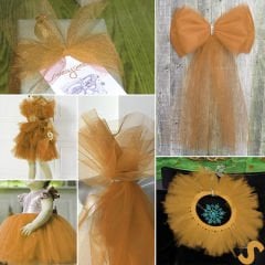 SüSLeme Tülü Kristal Tül, 3 mt en x 1 mt uzunluk - Altın