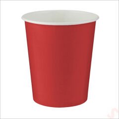 Kırmızı Karton Bardak - 8 Adet