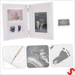 Bebek Ultrasonlu, El ve Ayak İzli  Resim Çerçevesi, 36cm x 23cm