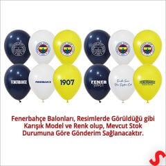 Fenerbahçe Lisanslı Balon, 30cm x 5 Adet