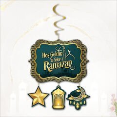 Hoşgeldin Ramazan Tavan Süsü - 130 cm x 33 cm