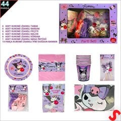 Kuromi, 44 Parça Lisanslı Parti Seti