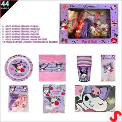 Kuromi, 44 Parça Lisanslı Parti Seti