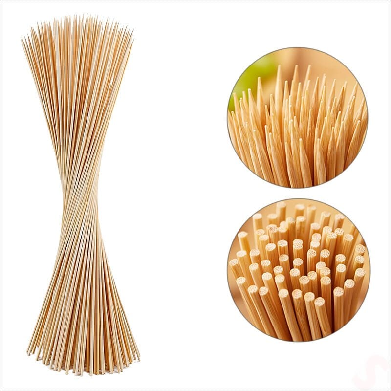Bambu Çöp Şiş, Kurabiye Çubuğu, 25 cm x 90 Adet