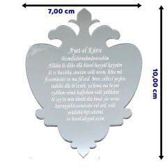 Ayna Pleksi Ayet-el Kürsi - Gümüş