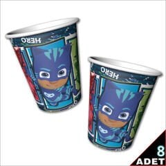 PijaMaskeliler Trend Karton Bardak - 8 Adet