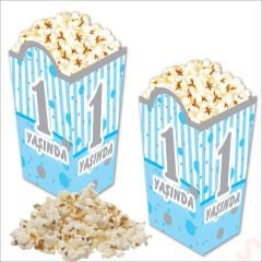 1 Yaşında Mısır Kutusu, 8 Adet - Mavi