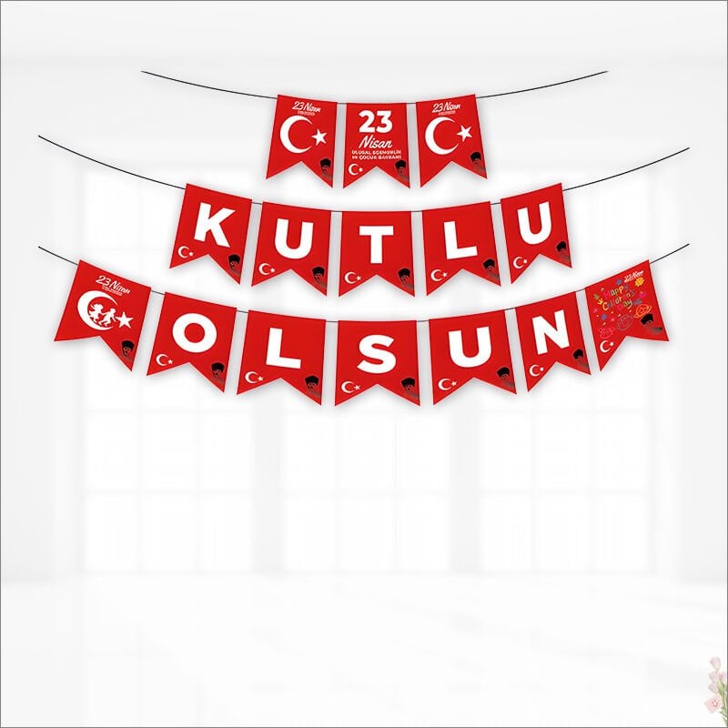 23 Nisan Kutlu Olsun Flama - 2,70 mt