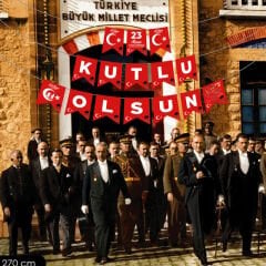23 Nisan Kutlu Olsun Flama - 2,70 mt