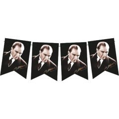 Atatürk Flama Seti, 17cm x 11cm - 10'lu