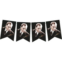 Atatürk Flama Seti, 17cm x 11cm - 10'lu