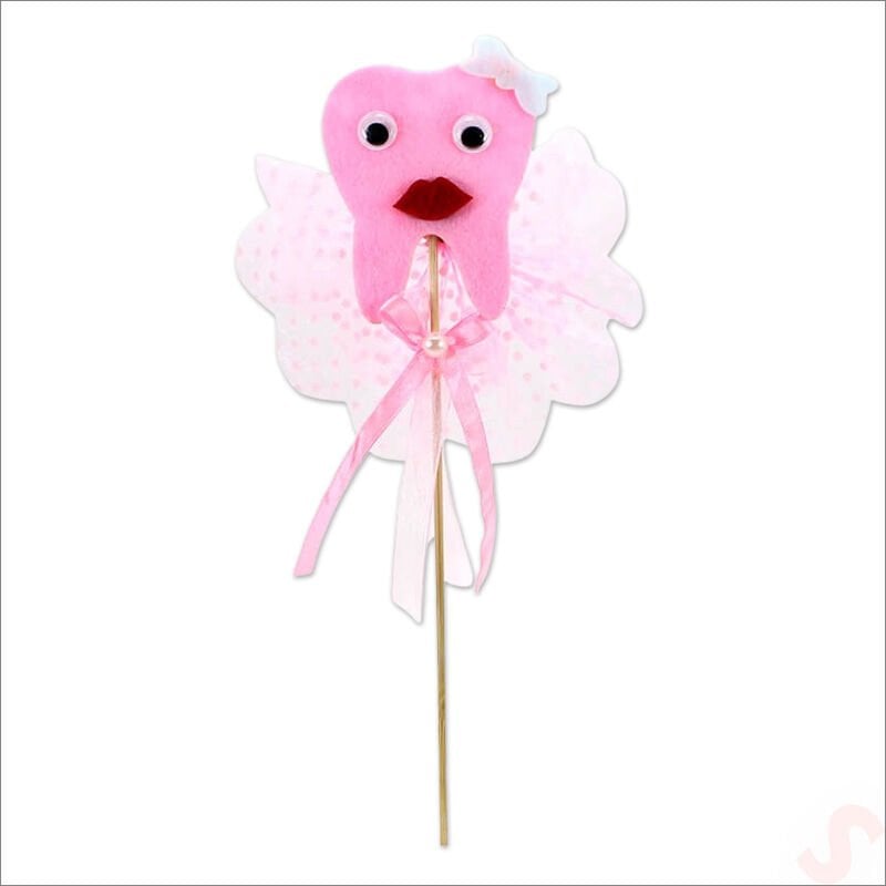 SüSLü ve Çubuklu Diş Magnet, 27cmx 6,5cm - Pembe, 1 Adet