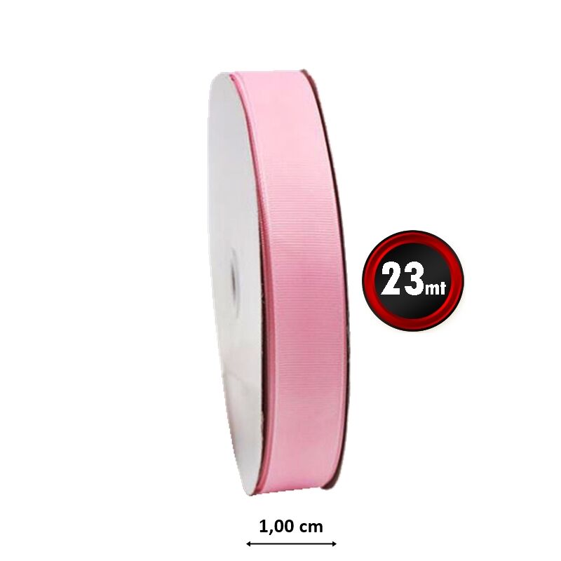 Grogren Kurdele, 1,0 cm x 23 mt - Renk Seçenekli - PEMBE