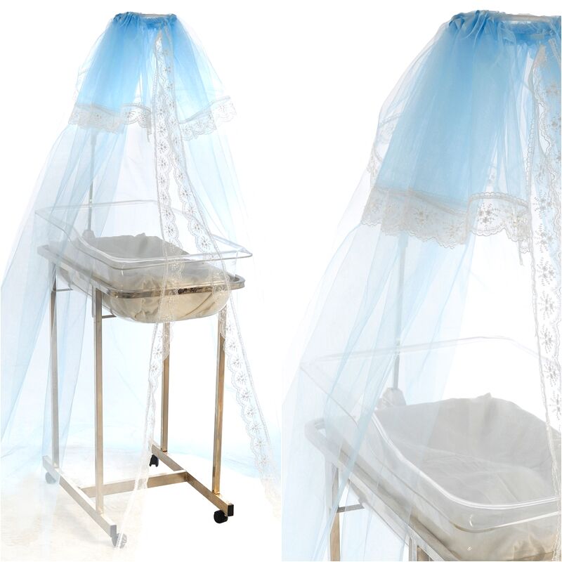 Bebek Beşik ve Oyun Parkı Cibinlik, Kristal Tüllü, 10 m2, Mavi