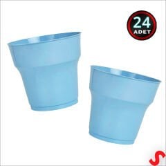 Plastik Bardak, 24 Adet - Mavi
